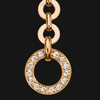 JN Goyave – Boucles d'oreilles Pendantes – Plaqué or rose 18K – 3 microns